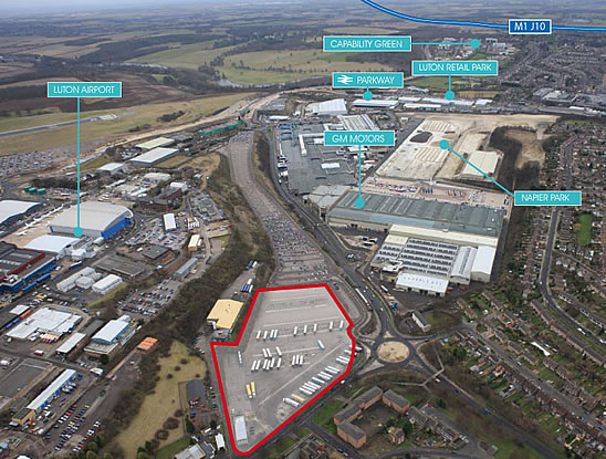 Eaton Green Park Aerial View 2