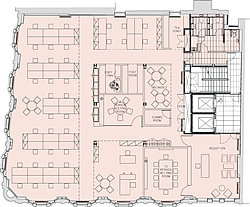 3rd Floor Open Plan Layout