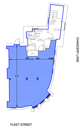 193 Fleet Street, London EC4A 2AH - Fourth Floor Plan