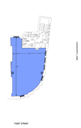 193 Fleet Street, London EC4A 2AH - Second Floor Plan