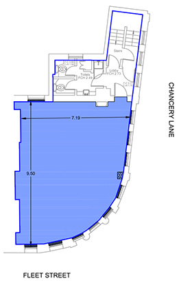 193 Fleet Street, London EC4A 2AH - Third Floor Plan