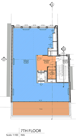 19 Great Winchester Street, Seventh Floor Plan